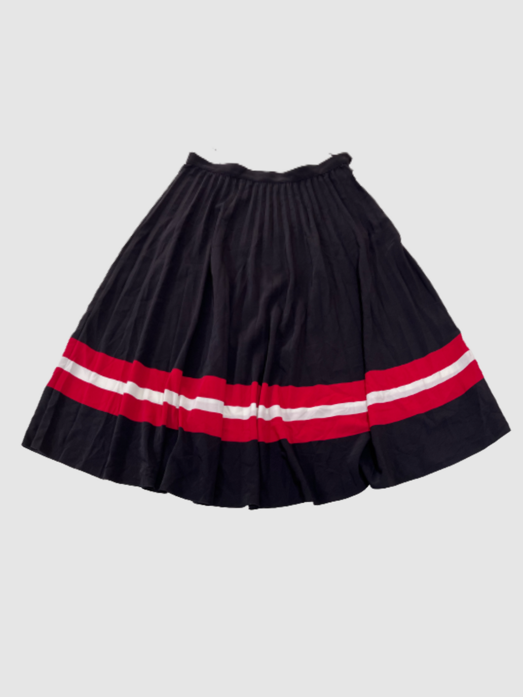 PLEATED SKIRT WITH STRIPES